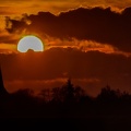Sonnenuntergang über Ahlum